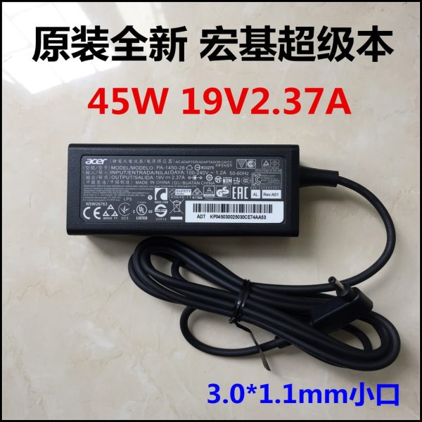 原廠 Acer 宏碁 19V 2.37A DC3.0*1.0mm 筆電/筆記型電腦 電源線/變壓器/充電線