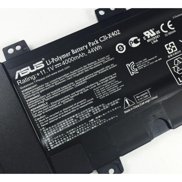 _file_1a02f03f7d14cb3f9f268835a83a56fd 原廠 華碩ASUS S300 S400C S400CA S400E X502C C31-X402 C21-X402 電池