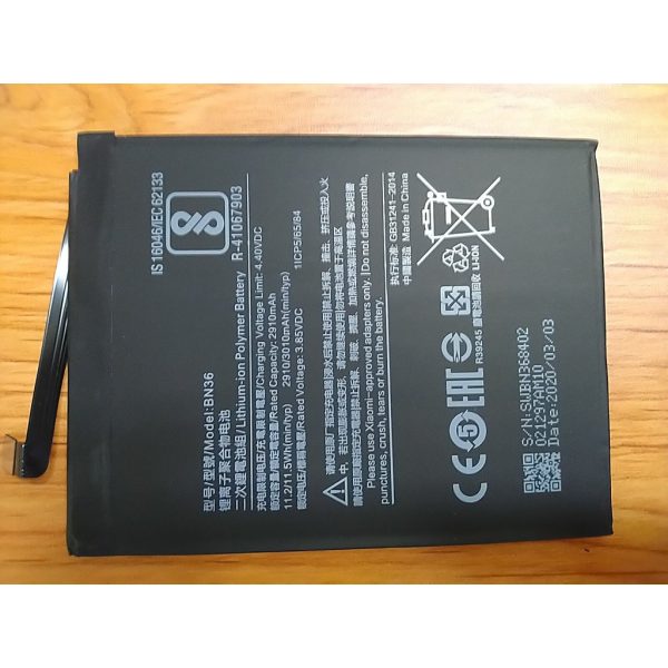 台灣現貨 BN36 內置電池 MI 小米6X 小米A2 內置電池