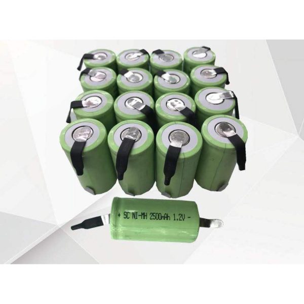 SC鎳鎘1.2V10C 帶焊接點片2500ma超大容量充電電池鎳鎘電池電動工具