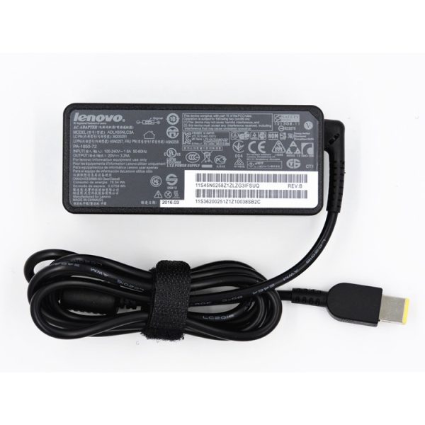 原廠 聯想 lenovo 變壓器 方頭帶針 20V 3.25A 65W 電源供應器 變壓器