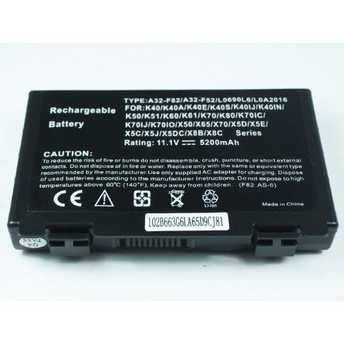 全新 華碩 Asus F52A F52Q X87Q F82 F52,L0690L6,L0A2016,K40C 筆電電池