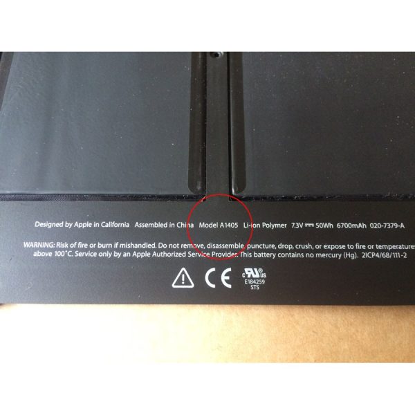 原裝 蘋果 Apple Macbook Air 13寸 A1369 2011 A1405 電池