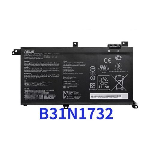 全新原廠華碩 B31N1732 ASUS F571GD X571GT X430 X430UF FX504 S571電池