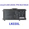 HP LK03XL 原廠電池TPN-I129 TPN-W127 TPN-W128 LKO3XL Zbook 15v G池