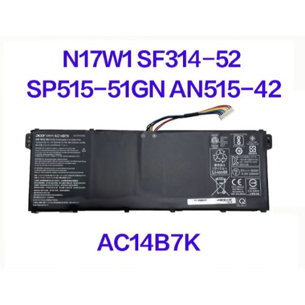 台灣現貨 acer AC14B7K 原廠電池 宏碁 Swift SF314-52 SP515-51GN AN515-42