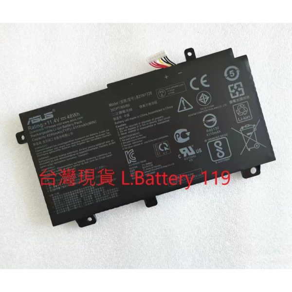 全新ASUS 華碩 原廠 B31N1726 電池 FX95G FX80 FX86 FX80G FX505G FX504G