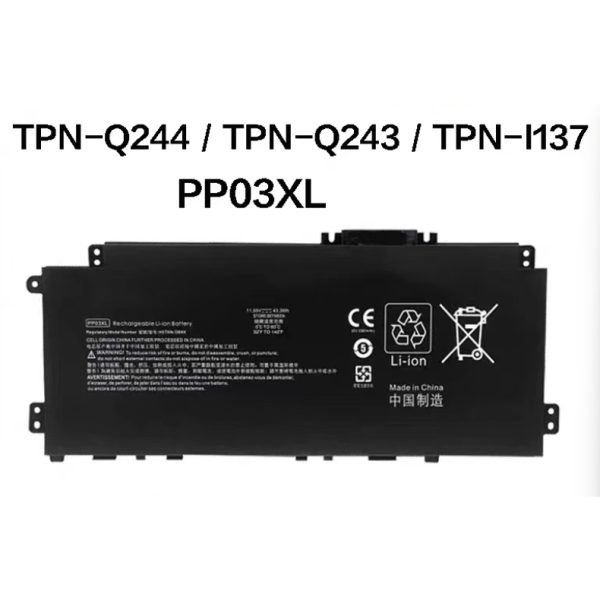 台灣出貨 HP 惠普 星13/14 2020/2021 TPN-Q244/Q243/I137 PP03XL 電池